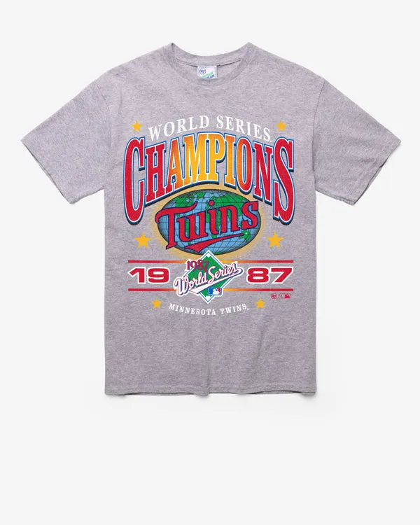 MINNESOTA TWINS BCPTN WORLD SERIES LOCKER VINTAGE '47 TUBULAR TEE