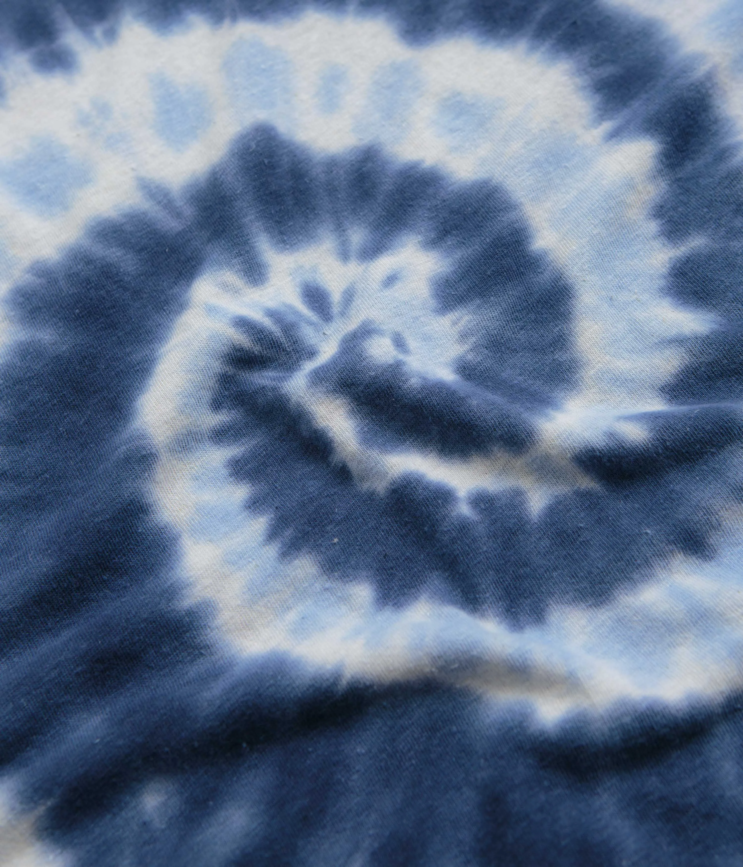 Mollusk Hemp T-Shirt - Indigo Tie-Dye