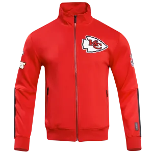 NFL KANSAS CITY CHIEFS CLASSIC MEN'S DK TRACK JACKET (RED)