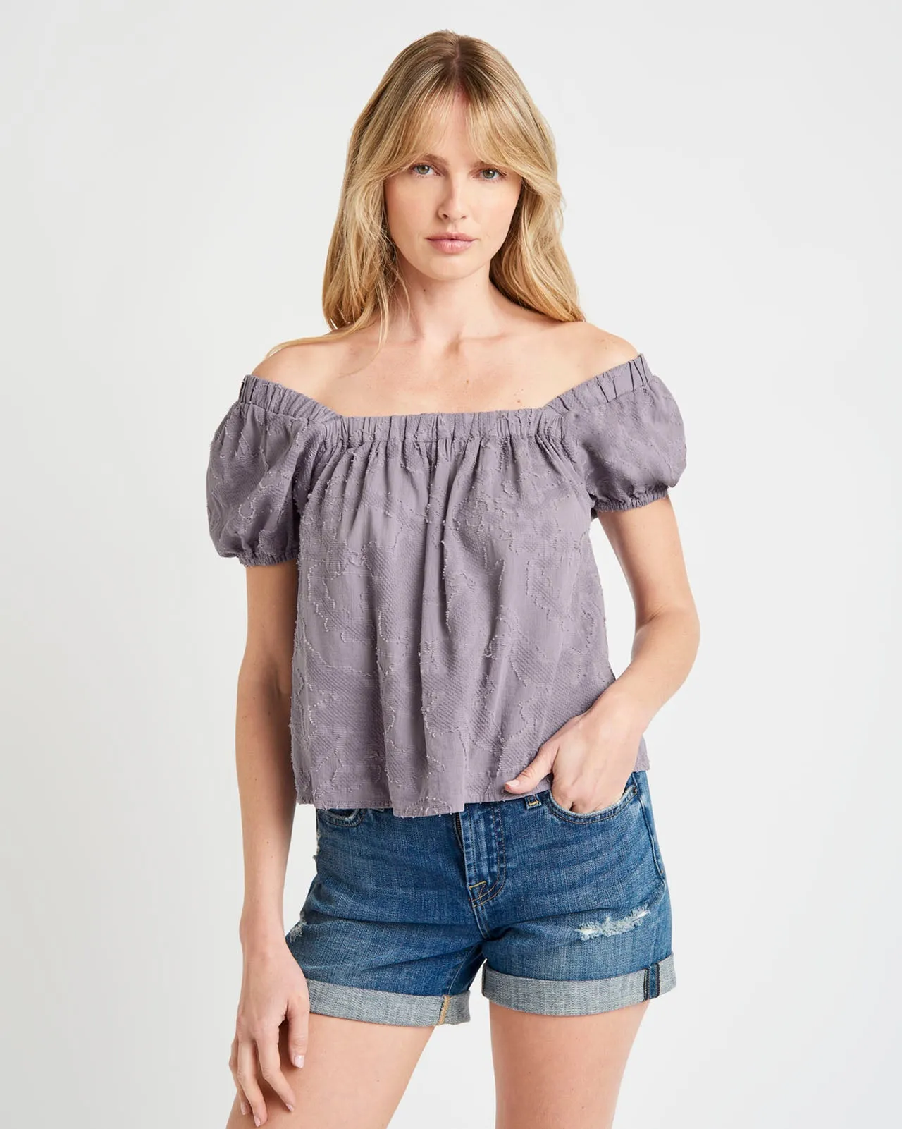 Nicki Jacquard Blouse