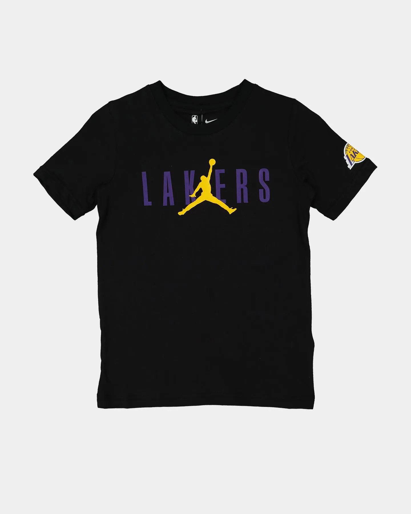 Nike Kids' Los Angeles Lakers Logo T-Shirt Black