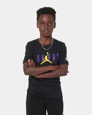 Nike Kids' Los Angeles Lakers Logo T-Shirt Black