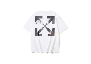 Off-White - Printed Logo White T-Shirt