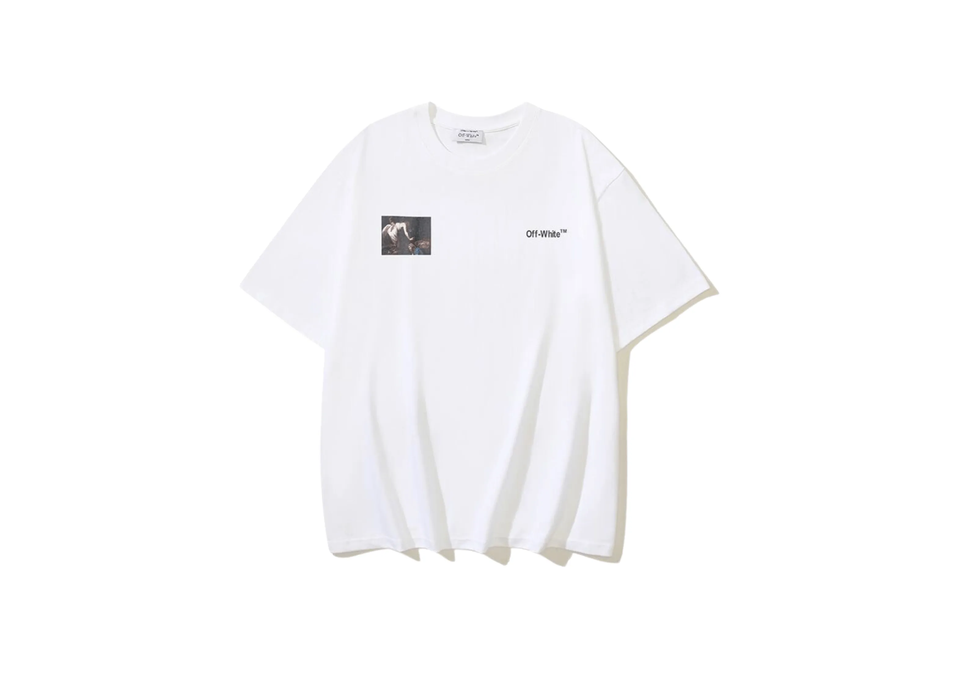 Off-White - Printed Logo White T-Shirt