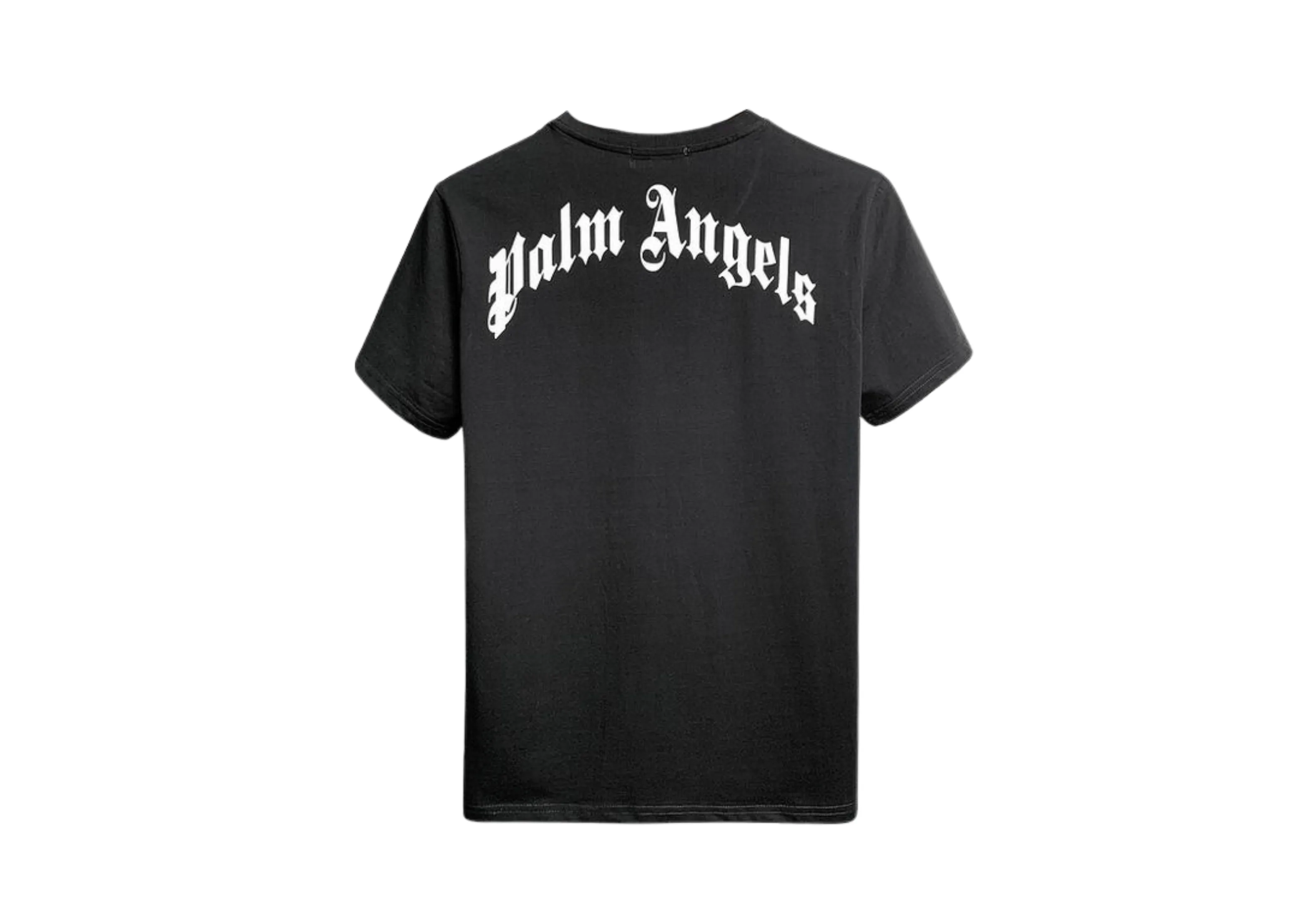 Palm Angels - Printed Logo 'Shark' Black T-Shirt