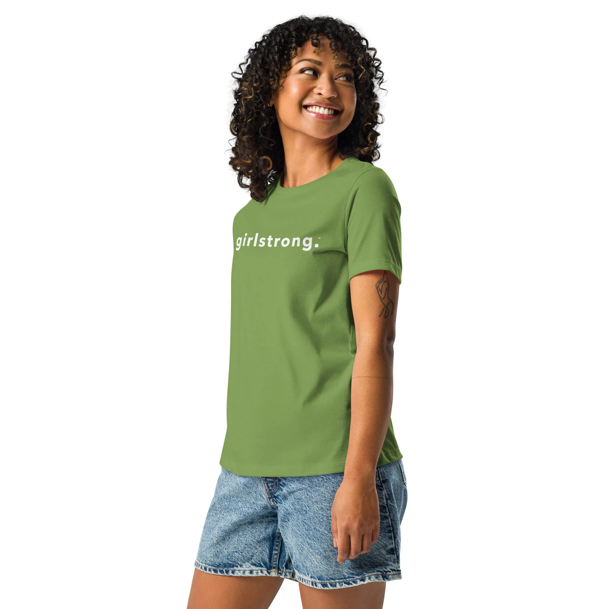 PERFECT FEMME FIT RELAXED TEE LEAF GREEN