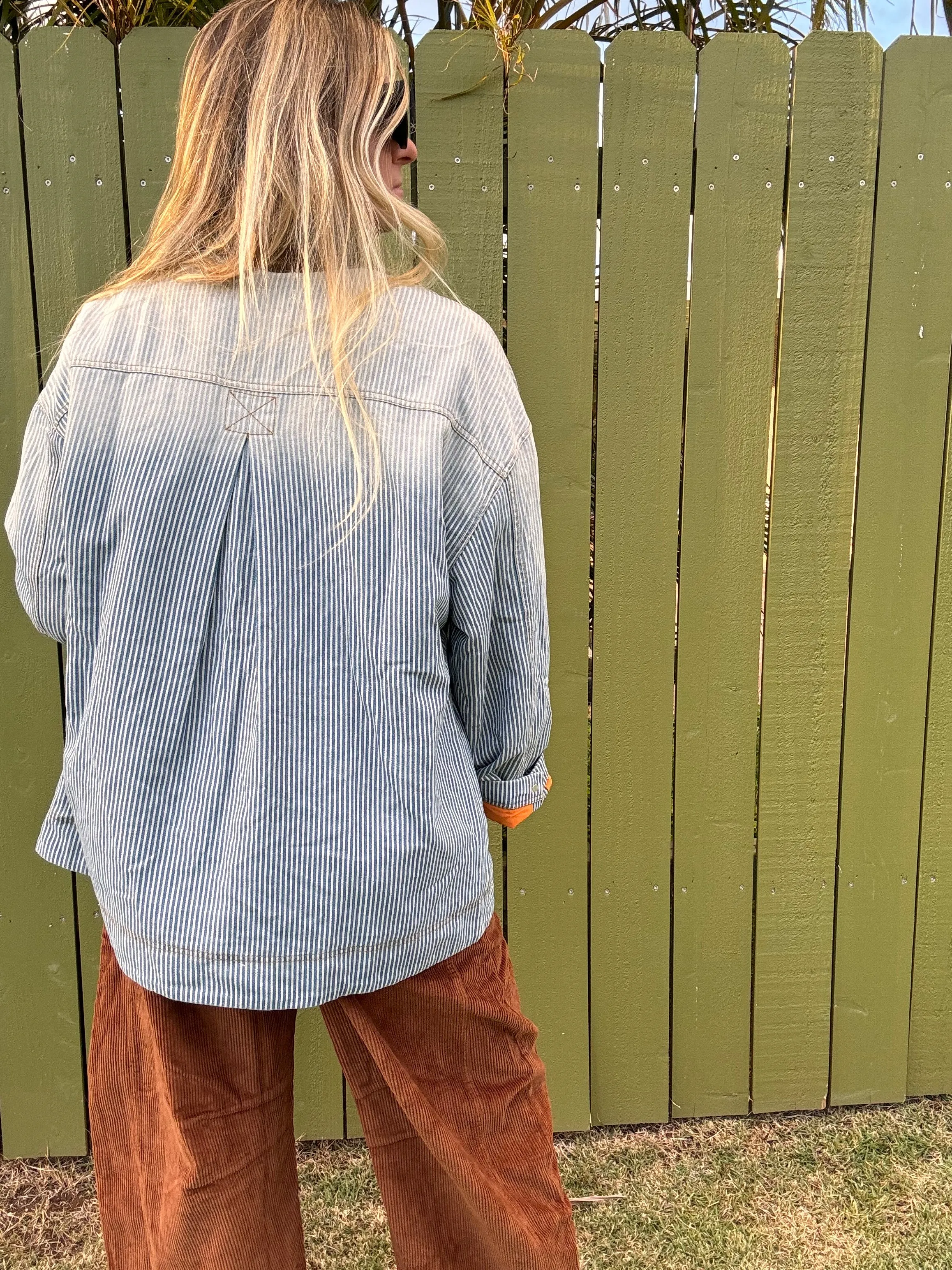 Pippa Denim Striped Jacket