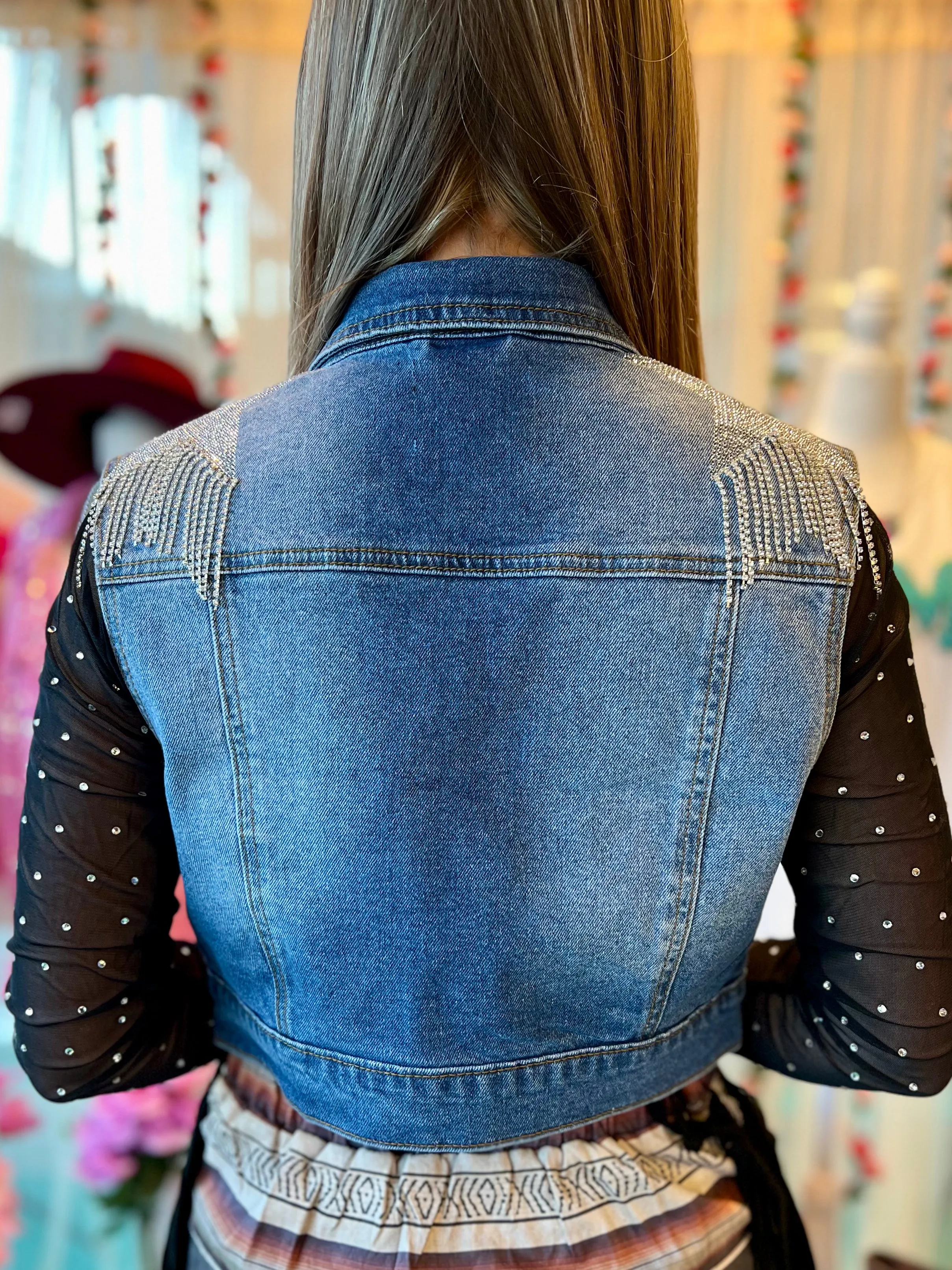 Reach For The Stars Denim Vest