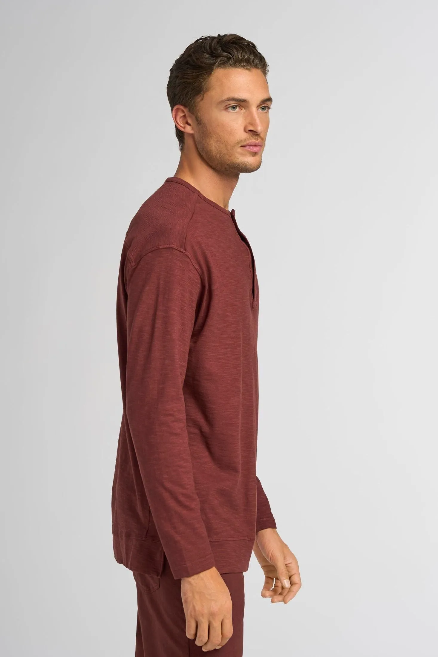 Relaxed Henley | Cotton