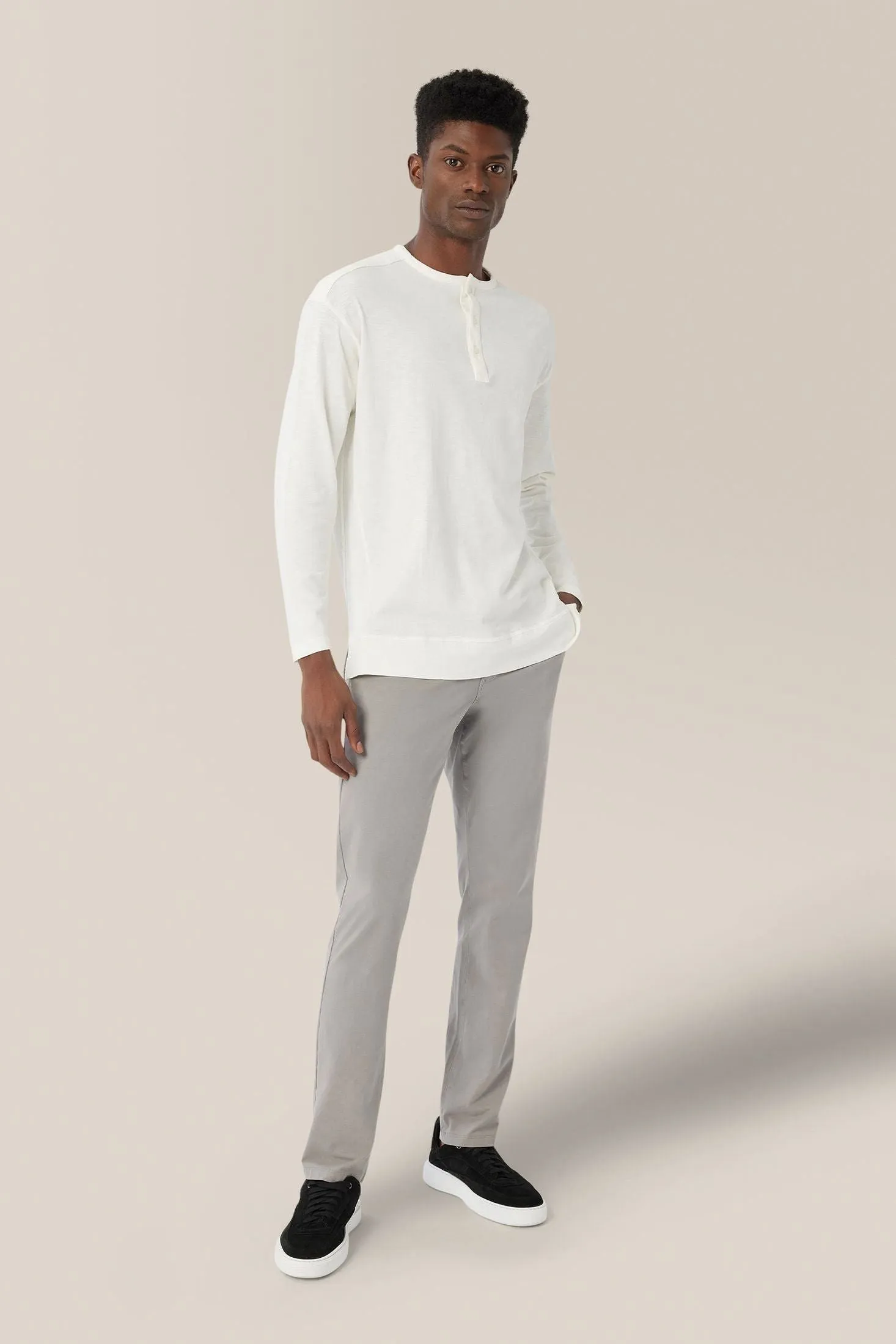 Relaxed Henley | Cotton