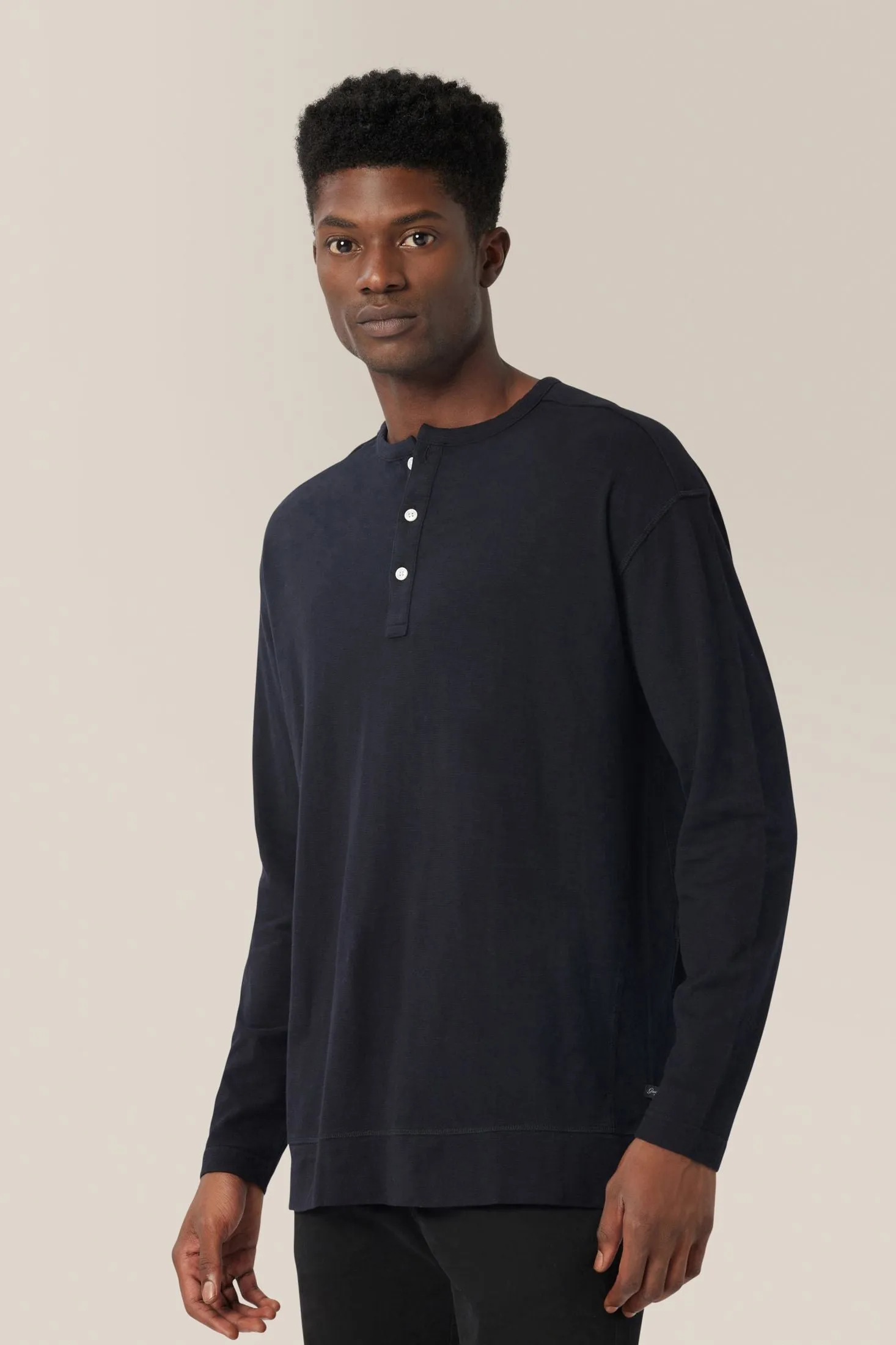 Relaxed Henley | Cotton