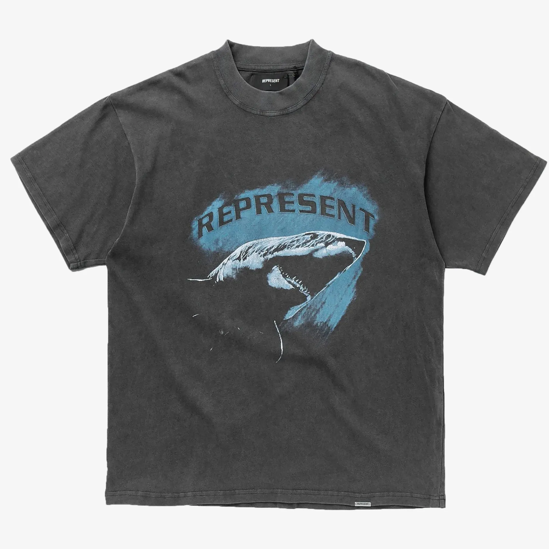 Represent | SHARK T-SHIRT  { GREY