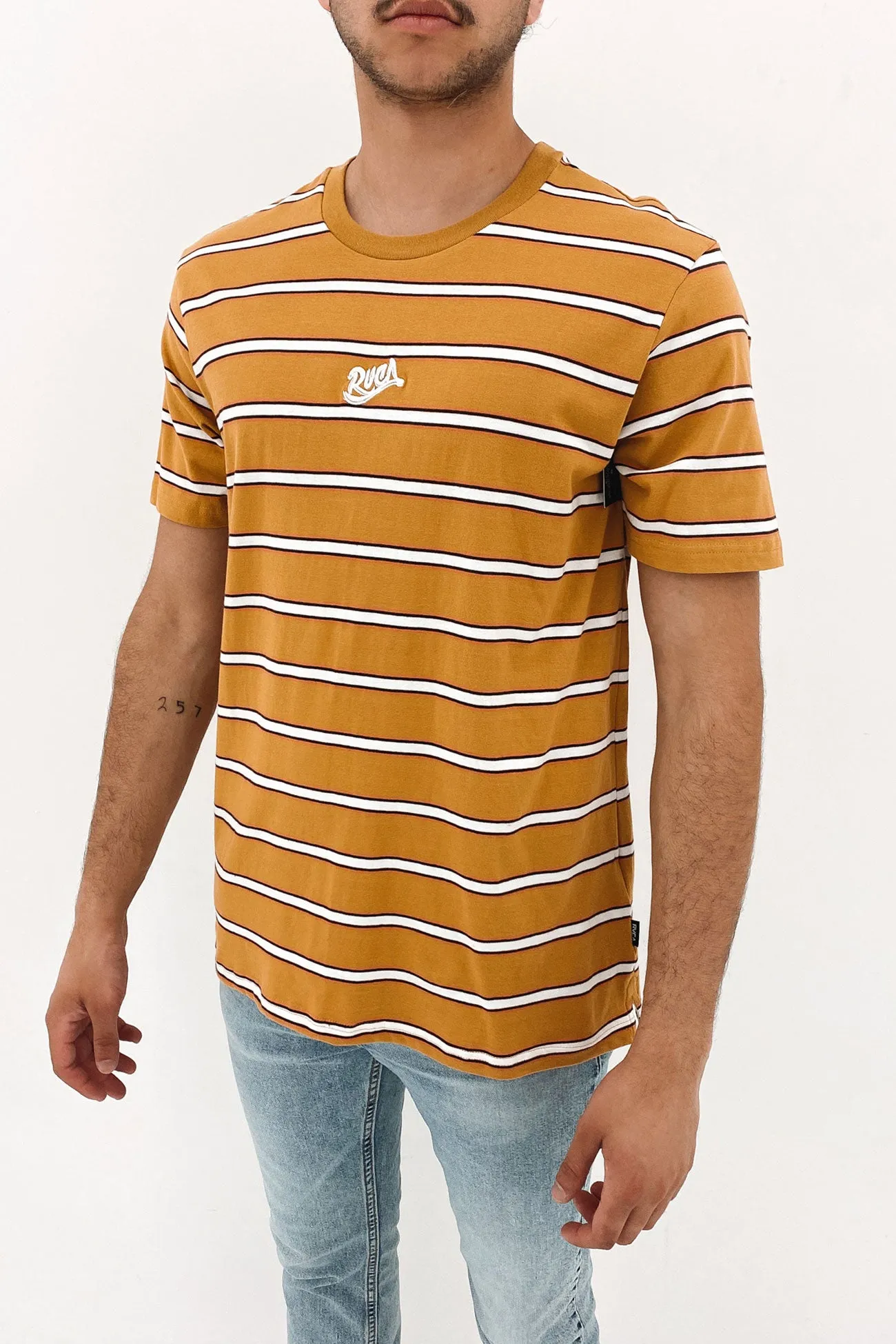 Resevoir Stripe Short Sleeve Tee Sunwash