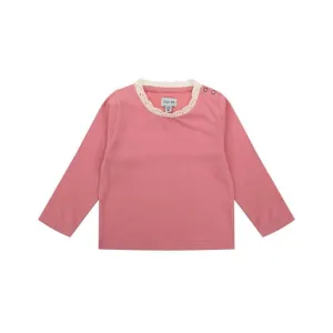 Ruffled Collar Long Sleeve Tee (0-3 M)