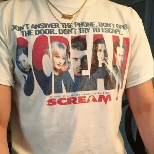 Scream movie graphic tees for the ladies