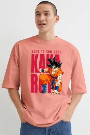 Sons Do Sun Goku Peach Over Size T-Shirt