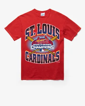 ST. LOUIS CARDINALS COOPERSTOWN WORLD SERIES LOCKER '47 VINTAGE TUBULAR TEE