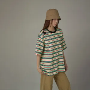 Star Striped Loose Fit T-Shirt