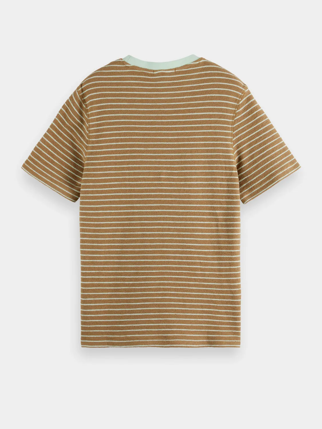 Structured striped t-shirt