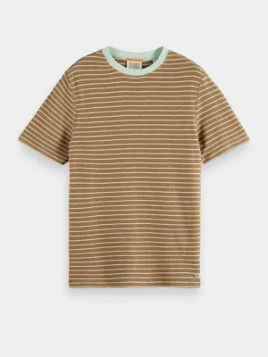 Structured striped t-shirt