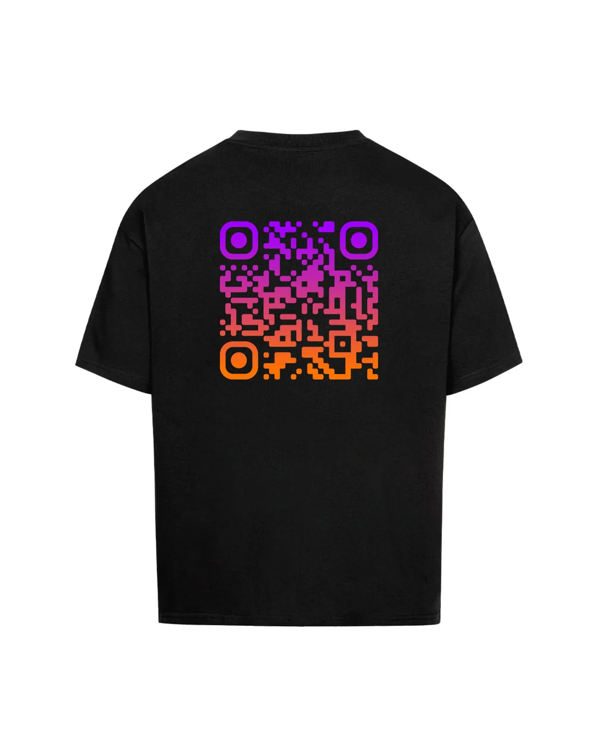 SUNSET Oversized QR Code T-Shirt Unisex