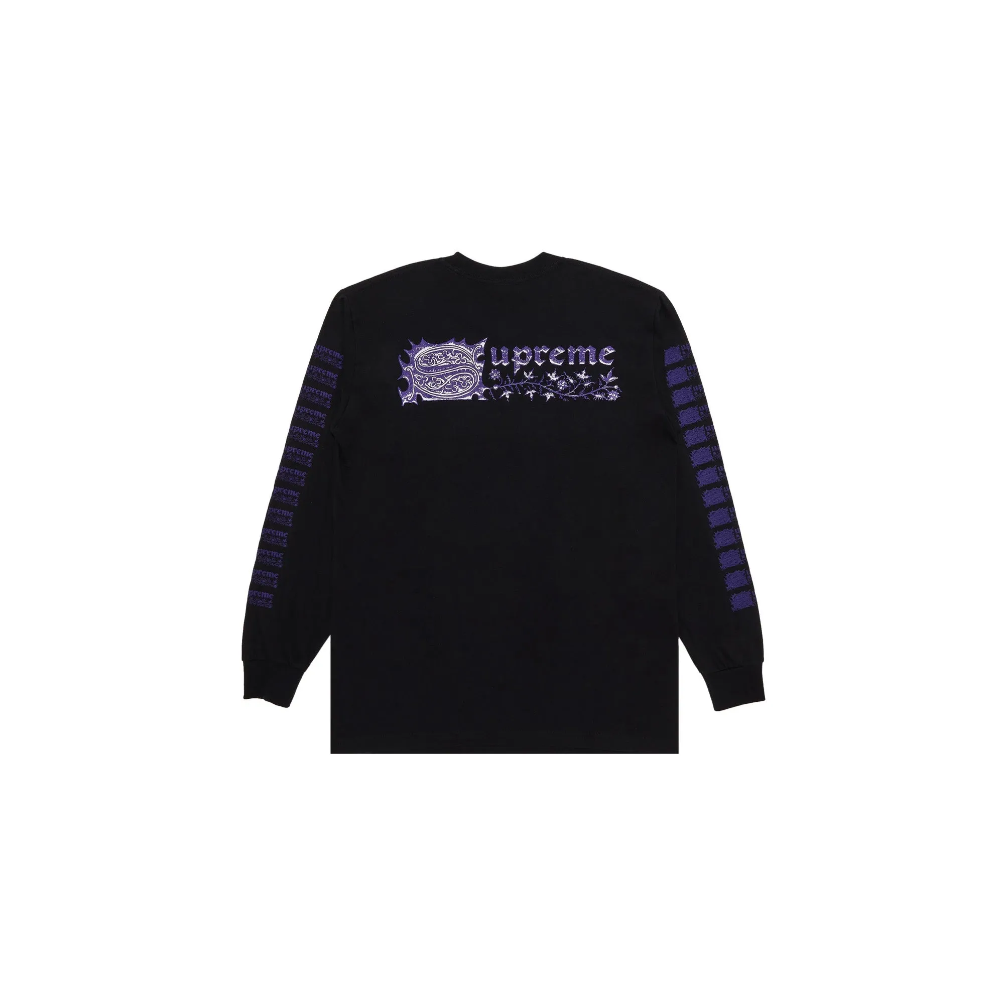 Supreme Saint Sebastian Long-Sleeve Tee 'Black' (2024)