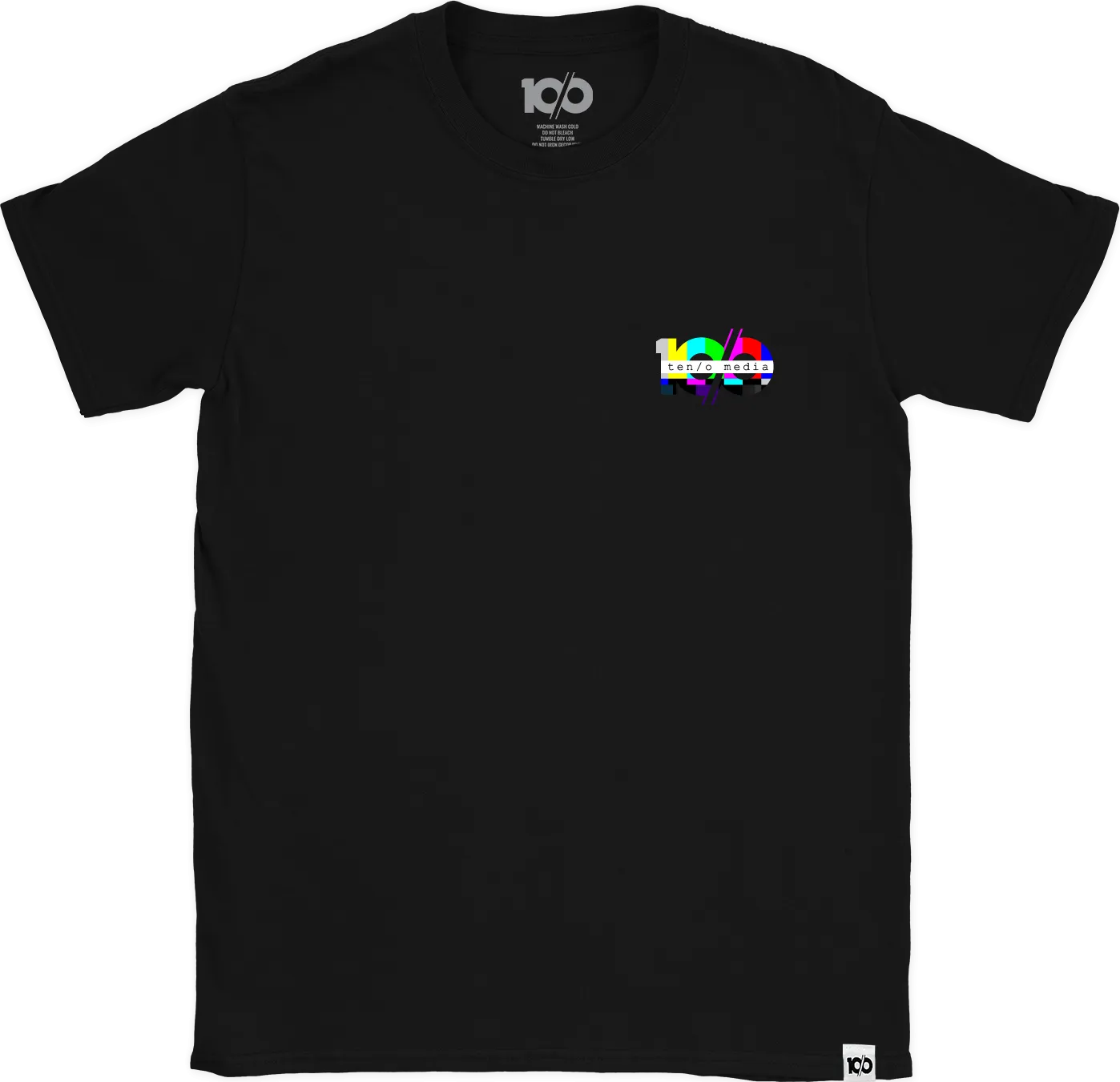 ten/o 'Bars and Tones' T-Shirt - Black