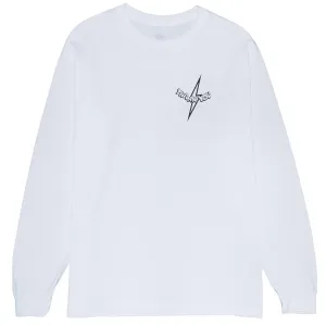 Thank You Static Long Sleeve T-Shirt - White