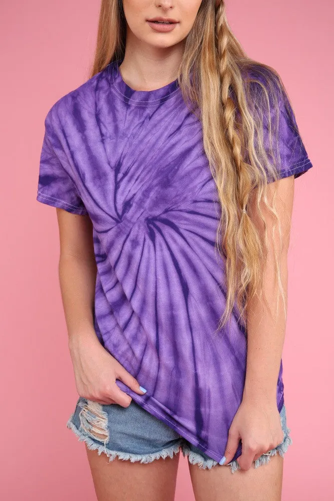 Violet Tie-Dye Unisex Tee