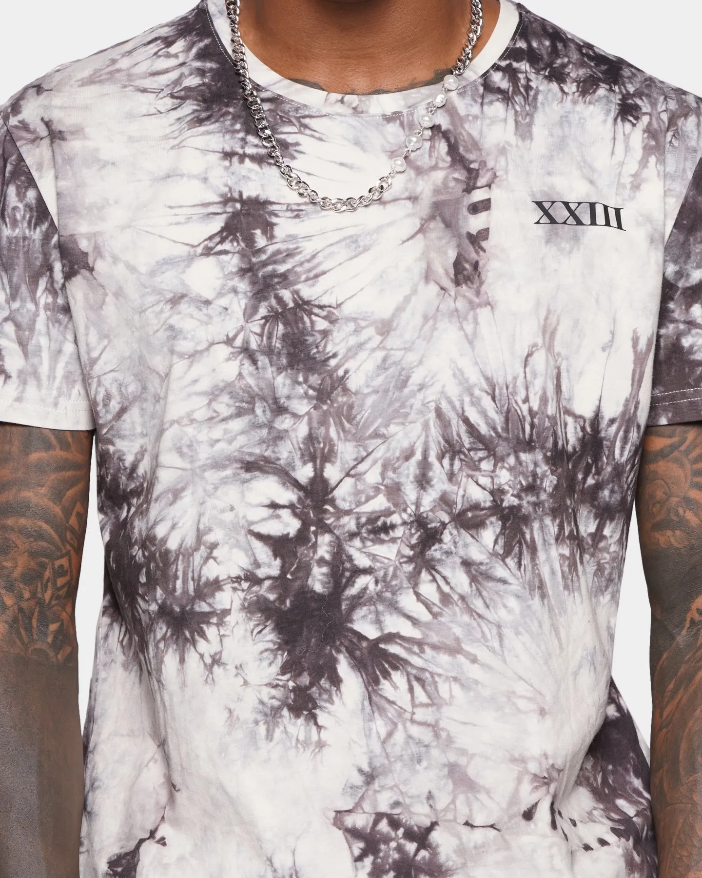 XXIII Ryland Tie Dye T-Shirt Black/White